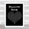 The Blessing Hurricane Room Black Heart Song Lyric Print