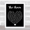 The Chain Fleetwood Mac Black Heart Quote Song Lyric Print