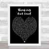 Thinking Out Loud Ed Sheeran Black Heart Quote Song Lyric Print