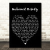 Unchained Melody The Righteous Brothers Black Heart Quote Song Lyric Print