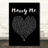Amanda Marshall Marry Me Black Heart Song Lyric Print