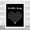 Amy Wadge Faith's Song Black Heart Song Lyric Print