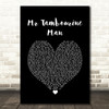 Bob Dylan Mr Tambourine Man Black Heart Song Lyric Print