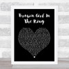 Boney M Brown Girl In The Ring Black Heart Song Lyric Print