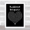 Bruce Springsteen Brilliant Disguise Black Heart Song Lyric Print
