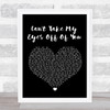 Lauryn Hill Can't Take My Eyes Off Of You Black Heart Song Lyric Print