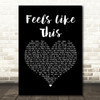 Maisie Peters Feels Like This Black Heart Song Lyric Print
