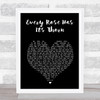 Poison Every Rose Has Its Thorn Black Heart Song Lyric Print