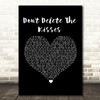 Wolf Alice Don't Delete The Kisses Black Heart Song Lyric Print