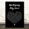 Marvin Gaye & Diana Ross Pledging My Love Black Heart Song Lyric Quote Print