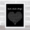 Panic At The Disco Girls Girls Boys Black Heart Song Lyric Quote Print