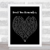 Don't You Remember Adele Black Heart Quote Song Lyric Print
