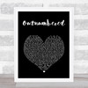 Dermot Kennedy Outnumbered Black Heart Song Lyric Print