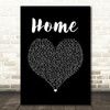 Edward Sharpe & The Magnetic Zeros Home Black Heart Song Lyric Print
