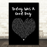 Lucy Spraggan Today Was A Good Day Black Heart Song Lyric Print