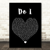Luke Bryan Do I Black Heart Song Lyric Print