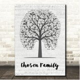 Rina Sawayama & Elton John Chosen Family Music Script Tree Song Lyric Print