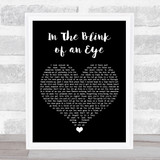 Those Damn Crows In The Blink of an Eye Black Heart Song Lyric Print