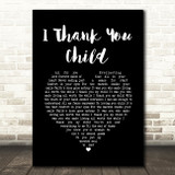 Zakk Wylde I Thank You Child Black Heart Song Lyric Print