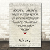 Mr. Probz Waves Script Heart Song Lyric Print