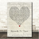 Ryan Hurd Diamonds Or Twine Script Heart Song Lyric Print