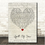 Sam Fender Spit Of You Script Heart Song Lyric Print