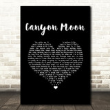 Harry Styles Canyon Moon Black Heart Song Lyric Music Art Print