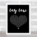 Josh Turner Lay Low Black Heart Song Lyric Music Art Print