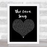 Kuana Torres Kahele The Lava Song Black Heart Song Lyric Music Art Print