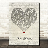 INXS The Stairs Script Heart Song Lyric Print