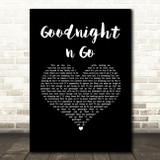 Ariana Grande Goodnight n Go Black Heart Song Lyric Music Art Print