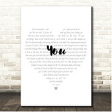 Jason Cassidy You Simple Heart Pale Grey Song Lyric Print
