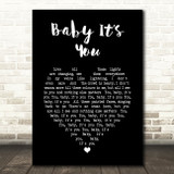 London Grammar Baby Its You Black Heart Song Lyric Music Art Print