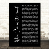 The Jam In the Crowd Black Script Song Lyric Print