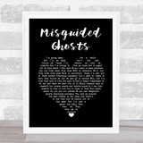 Paramore Misguided Ghosts Black Heart Song Lyric Music Art Print