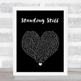 Ringo Starr Standing Still Black Heart Song Lyric Music Art Print