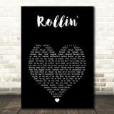 The Blues Brothers Rollin' Black Heart Song Lyric Music Art Print
