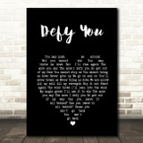 The Offspring Defy You Black Heart Song Lyric Music Art Print