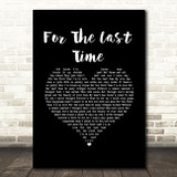 Trisha Yearwood For The Last Time Black Heart Song Lyric Music Art Print