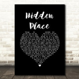 Bjork Hidden Place Black Heart Song Lyric Music Art Print