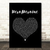 Boys Like Girls Hero Heroine Black Heart Song Lyric Music Art Print