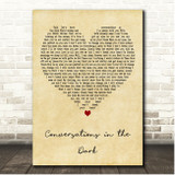 John Legend Conversations In The Dark Vintage Heart Song Lyric Print