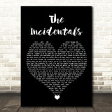 Alisha's Attic The Incidentals Black Heart Song Lyric Quote Music Print
