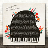 Joe Longthorne The impossible dream Floral Piano Square Song Lyric Print