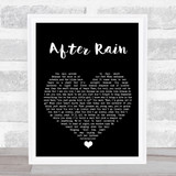Dermot Kennedy After Rain Black Heart Song Lyric Quote Music Print