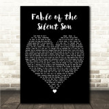 Alter Bridge Fable of the Silent Son Black Heart Song Lyric Wall Art Print