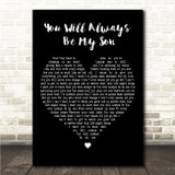 Anthem Lights You Will Always Be My Son Black Heart Song Lyric Wall Art Print
