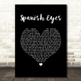 Engelbert Humperdinck Spanish Eyes Black Heart Song Lyric Quote Music Print