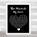 Eurythmics The Miracle Of Love Black Heart Song Lyric Quote Music Print
