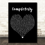Blue October Completely Black Heart Song Lyric Wall Art Print
